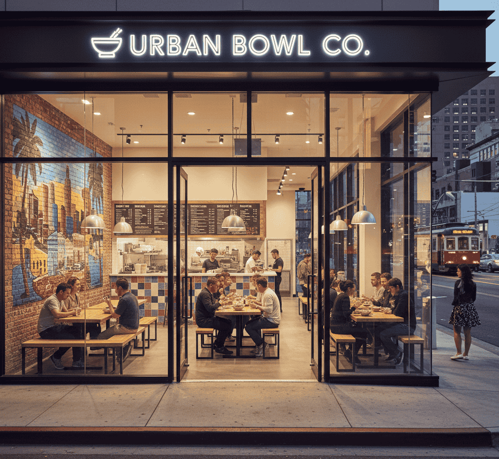 Modern Fast Casual Restaurant in Downtown Los Angeles