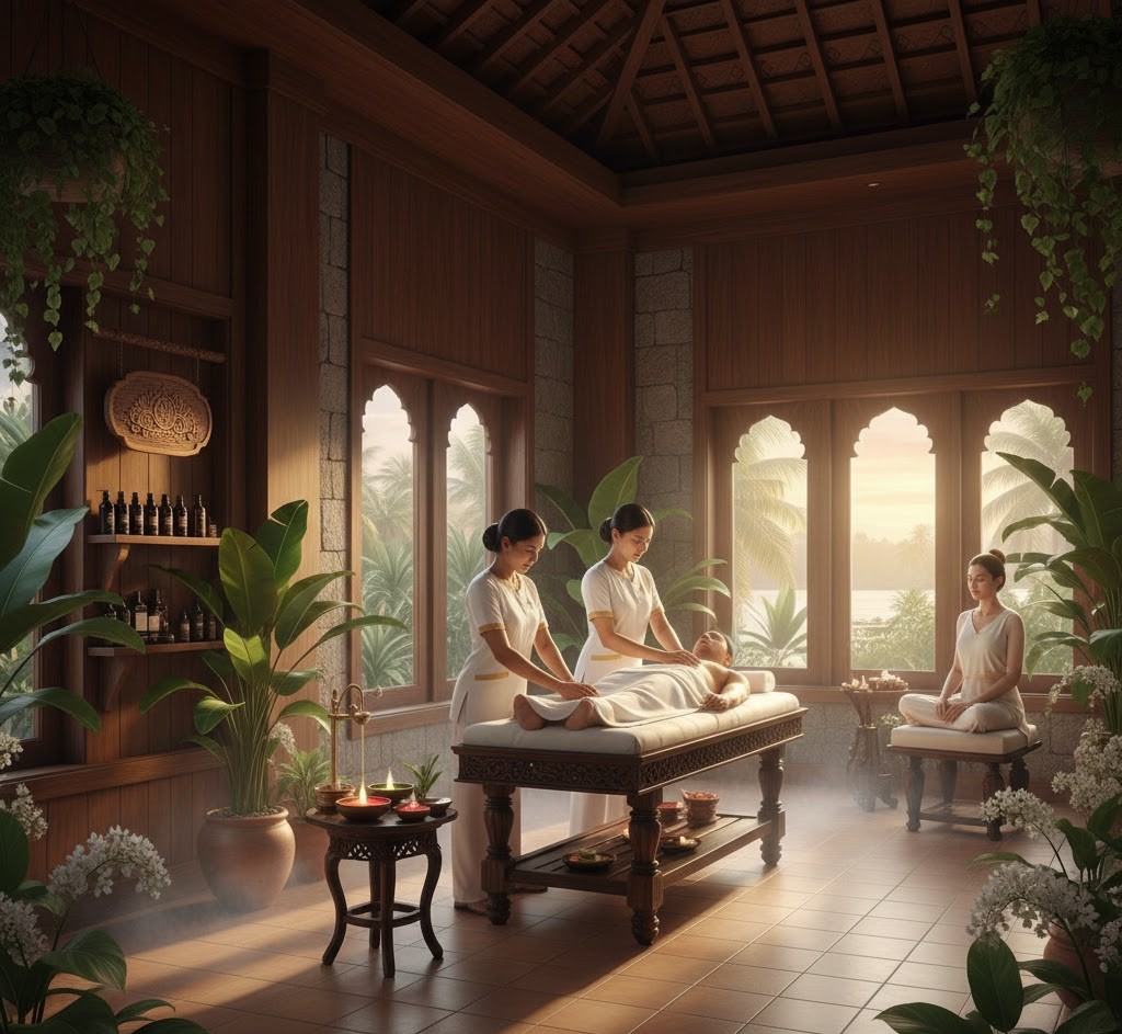 Thriving Ayurvedic Spa in Kochi