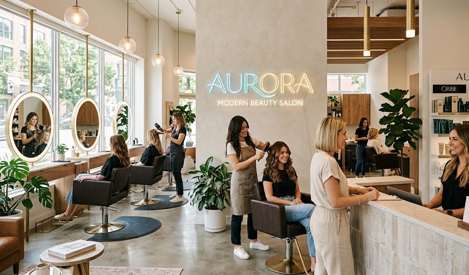 Modern Beauty Salon for Sale – Aurora