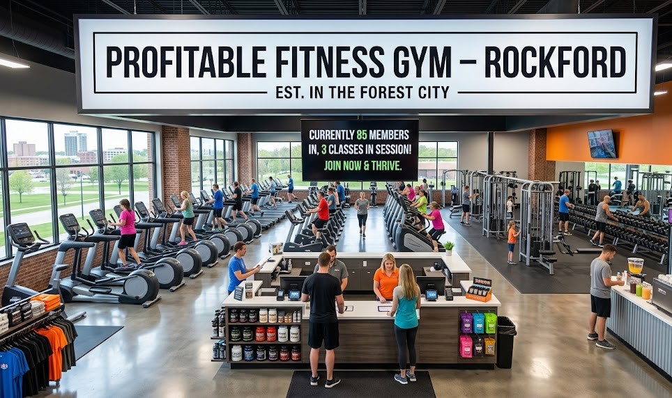 Profitable Fitness Gym for Sale – Rockford