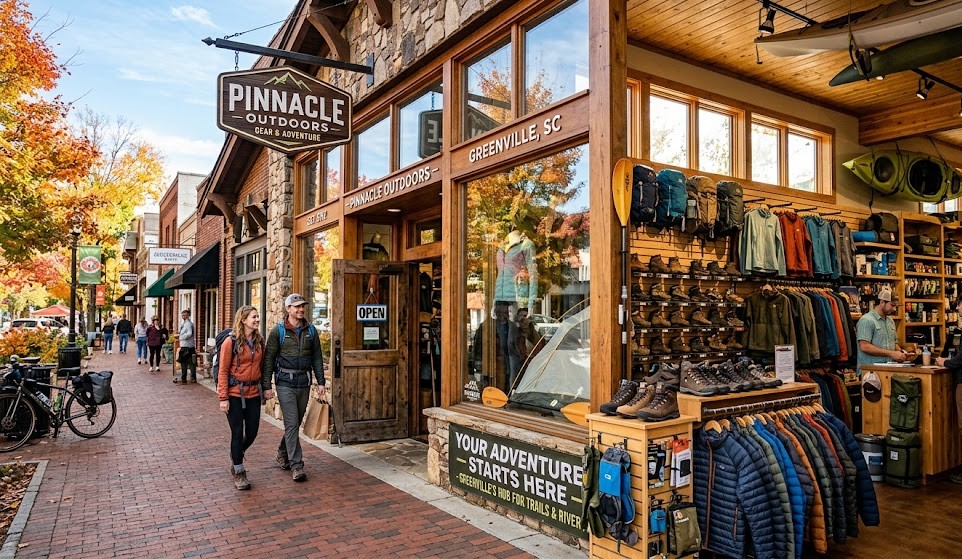 Retail Outdoor Equipment Store for Sale – Greenville