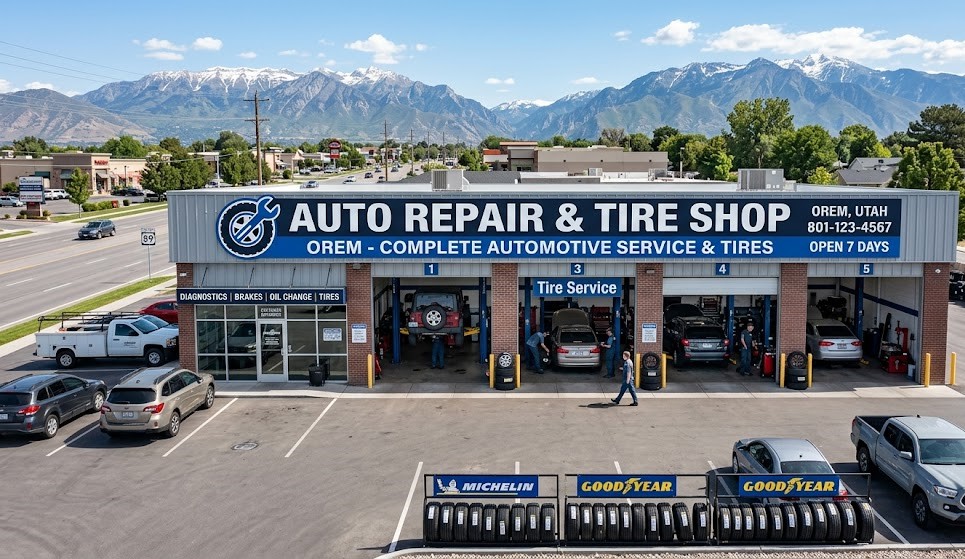 Auto Repair & Tire Shop for Sale – Orem